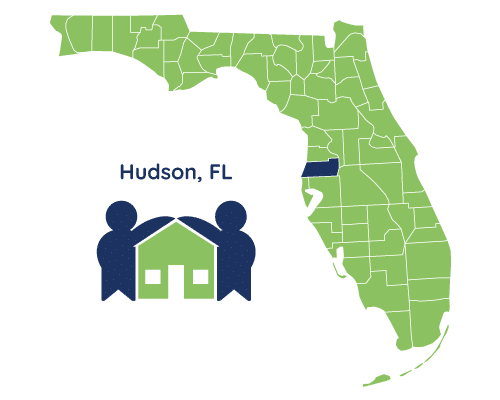 Hudson Florida Map