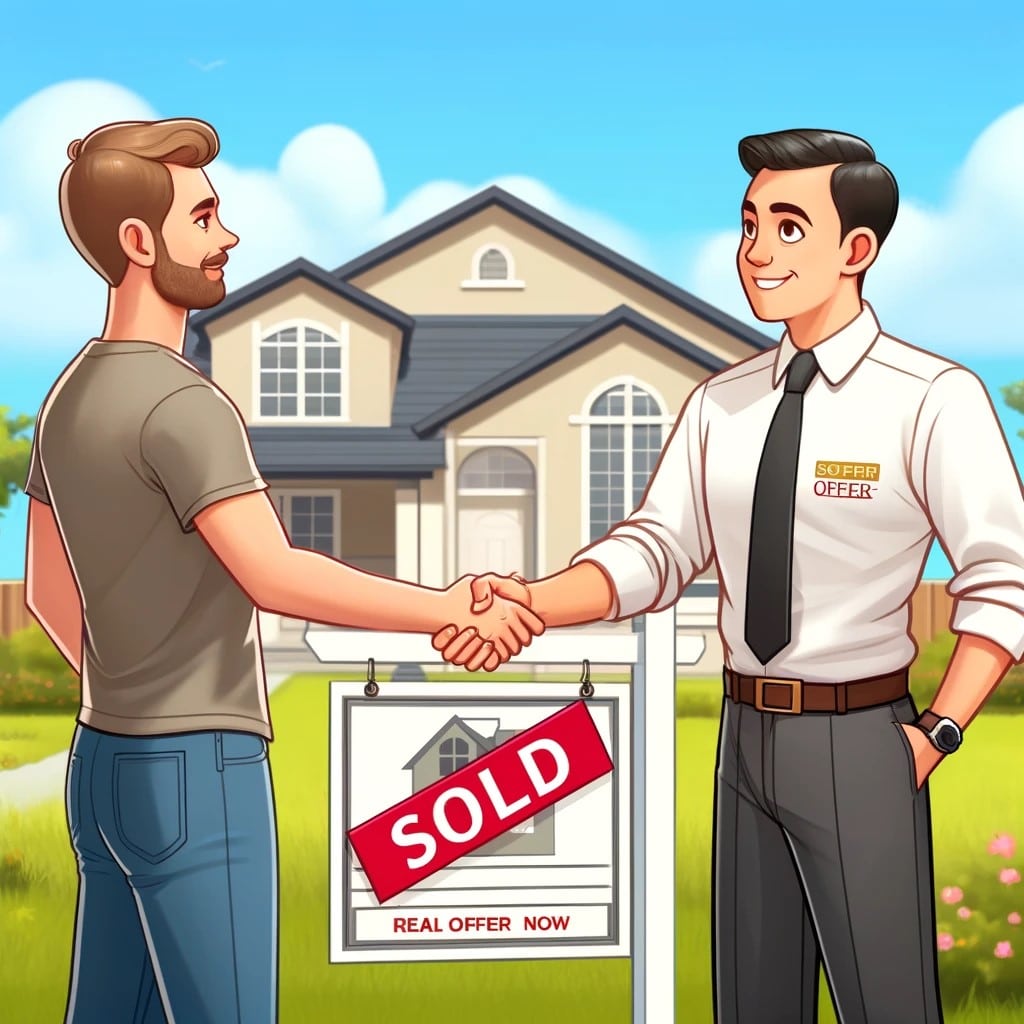 Happy Homeowner Sells Home